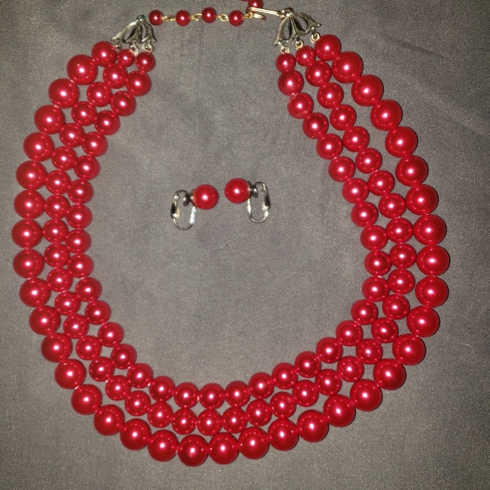 Vintage Necklace and Earring set